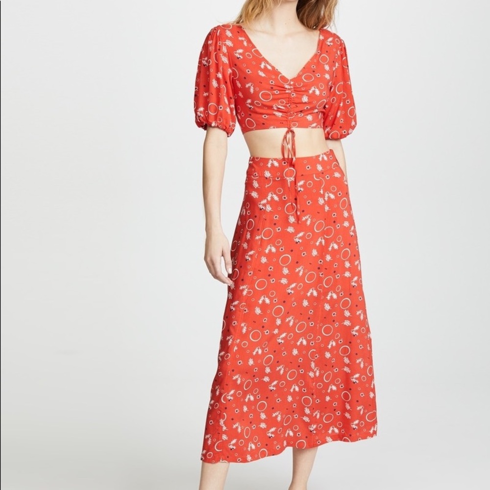 Two piece free people set.